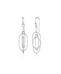 Spero London Nested Loop 3D Drop Earring in Sterling Silver