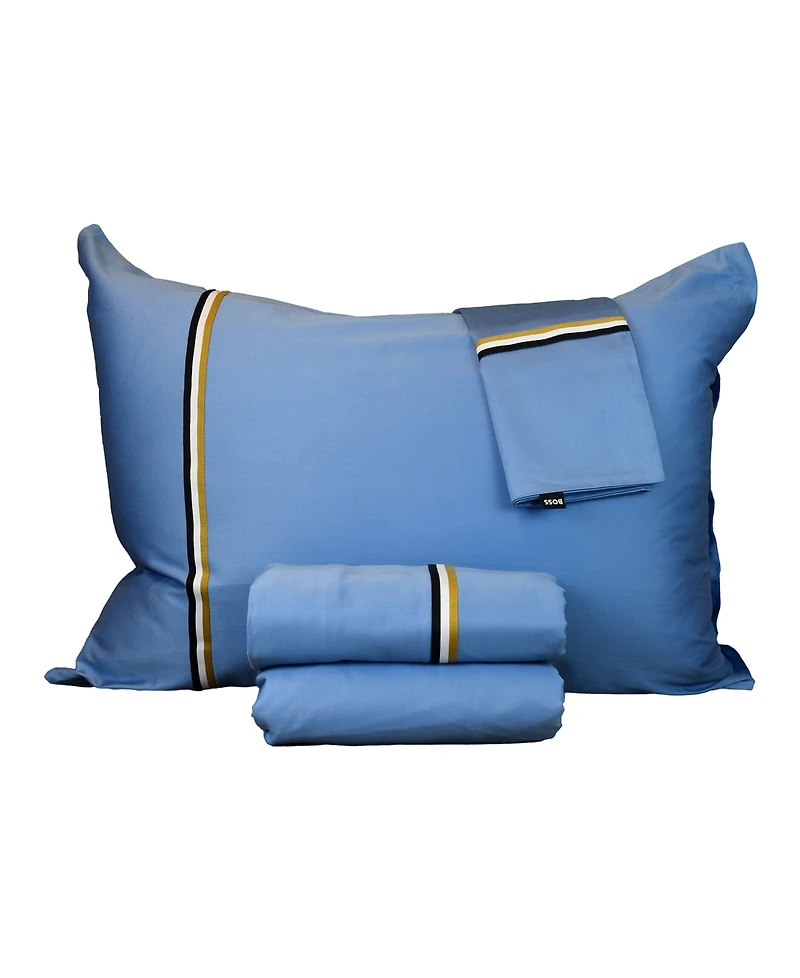 Closeout! Boss Home by Hugo B Linea 300-Thread Count Cotton 4-Pc. Sheet Set, Queen