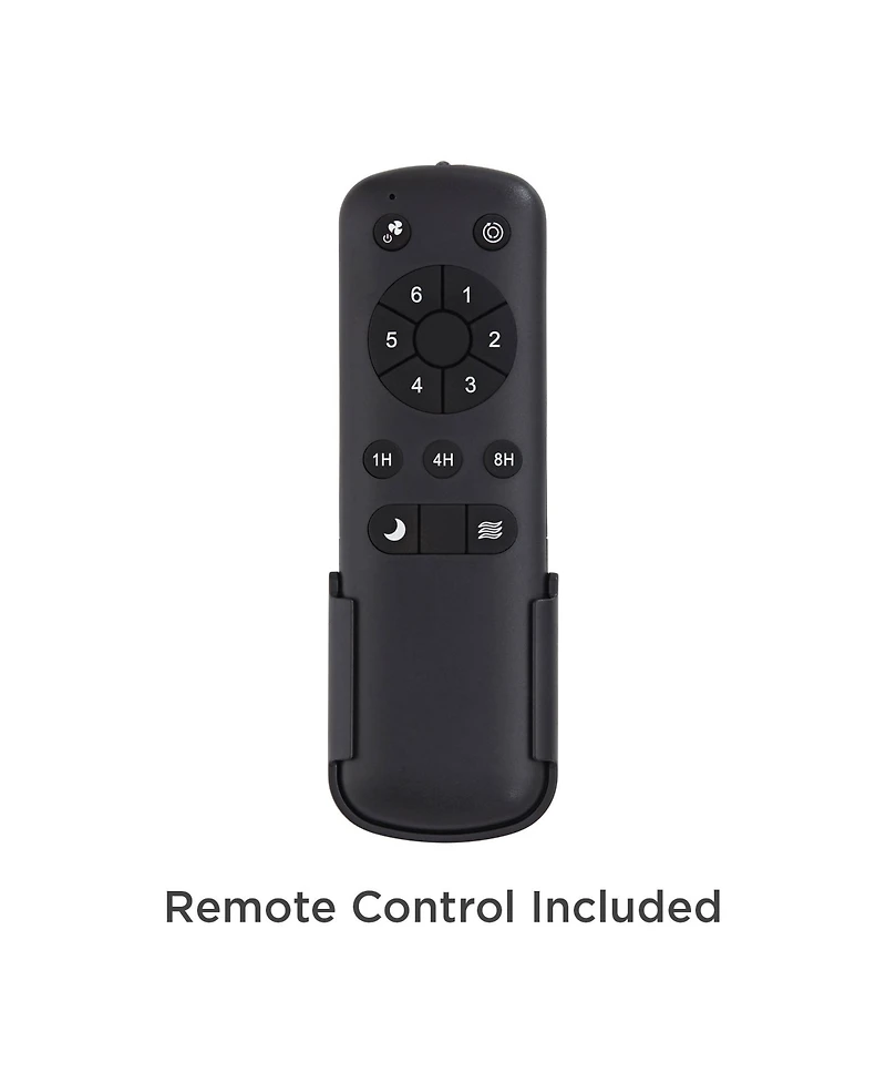 52" Delta-Wing Dc Modern Industrial 3 Blade Indoor Outdoor Ceiling Fan Remote Control Matte Black Wood Damp Rated for Patio Exterior House Porch