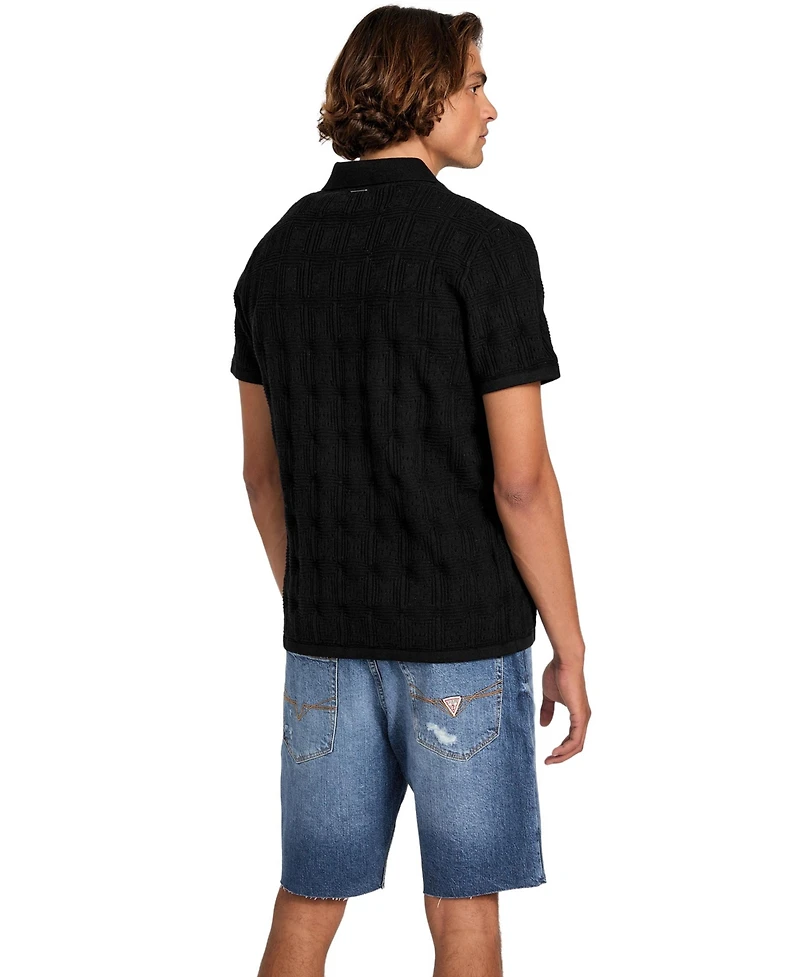 Guess Men's Topanga Pointelle Shirt