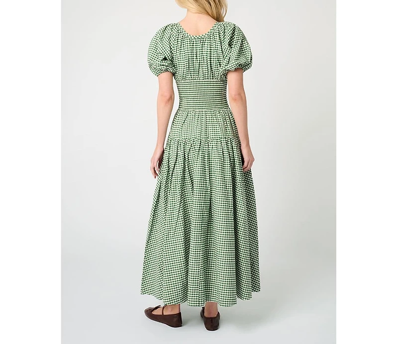WeWoreWhat Women's Smocked Waist Midi Dress