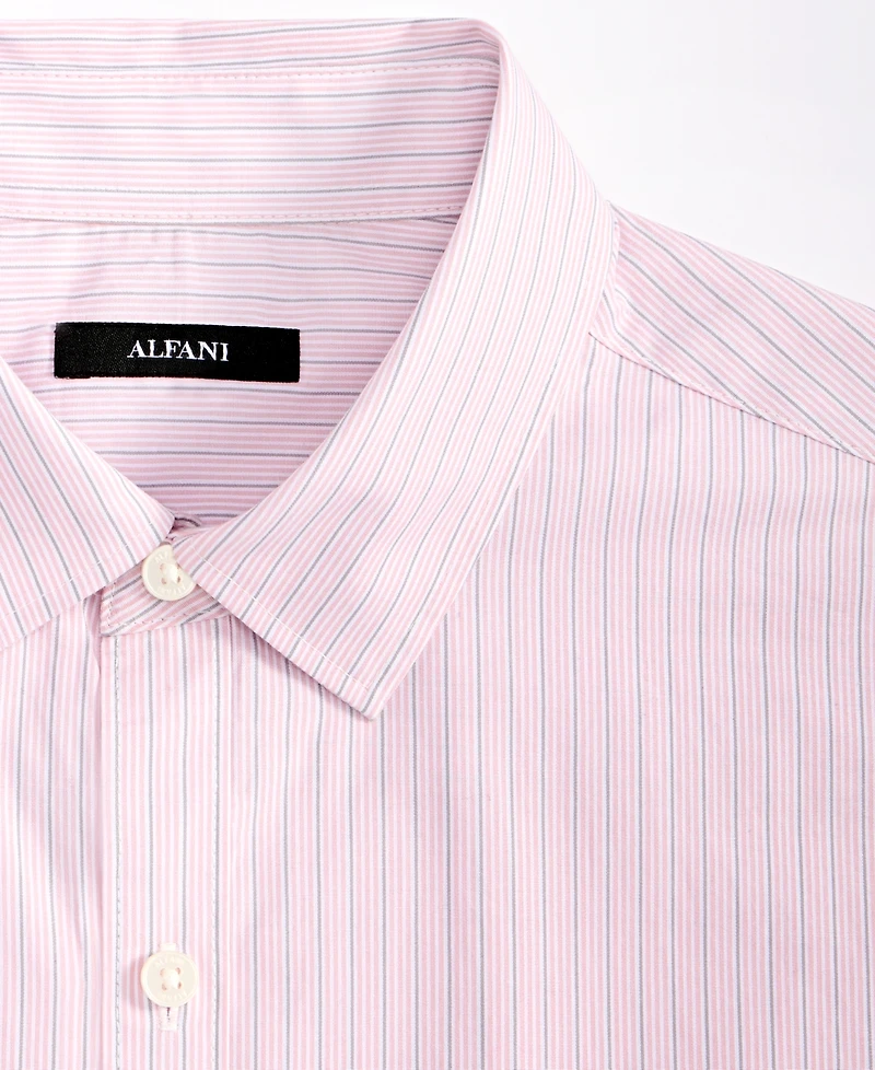 Alfani Men's Pacco Short Sleeve Striped Button-Front Shirt, Exclusively at Macy's