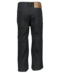 Elie Balleh Big Boys Black Slim Fit 5 Pocket Twill Pants