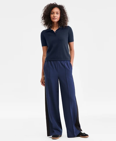 Charter Club Women's 100% Cashmere Short-Sleeve Polo Sweater, Macy's Exclusive