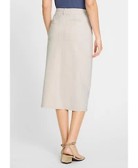 Olsen Women's Midi Stretch Skirt