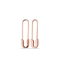 Spero London Sterling Silver Safety Pin Earring