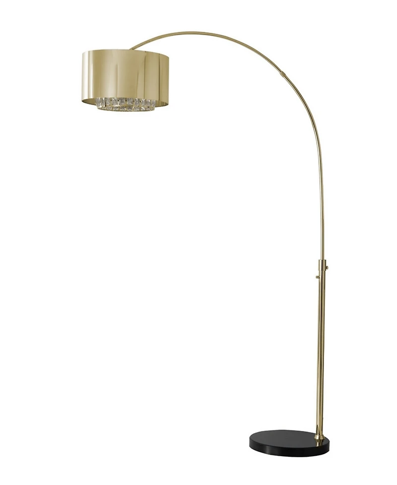 Nova of California 94" Metal Marilyn 1 Light Arc Floor Lamp