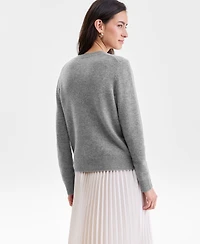 Charter Club Women's 100% Cashmere Le Vibe Chunky Crewneck Sweater, Macy's Exclusive