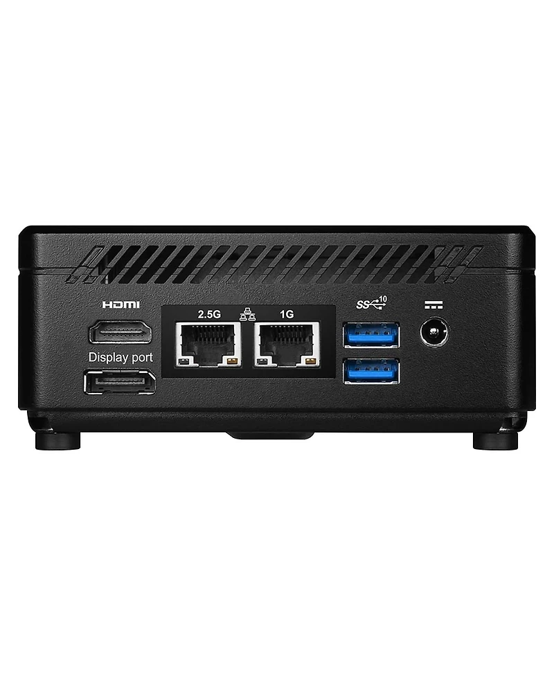 Msi Cubi 5 12M-086BUS Barebone Mini Desktop Computer, Intel Core i3-1215U 1.2GHz, Ram, Storage and Os Not Included, Black