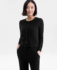 Charter Club Women's 100% Cashmere Cable-Knit Cardigan Sweater, Macy's Exclusive