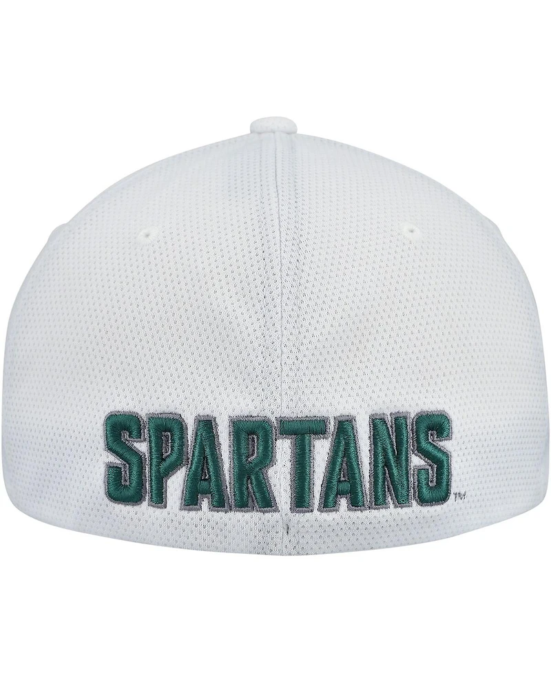 Top of the World Men's White Michigan State Spartans Reflex Hybrid Tech Flex Hat