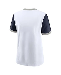 Nike Women's White Penn State Nittany Lions Legacy Fundamental Expression Tri-Blend T-Shirt