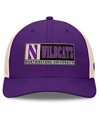 Top of the World Men's Purple/Natural Northwestern Wildcats Bennett Trucker Adjustable Hat