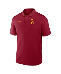 Nike Men's Cardinal Usc Trojans Primetime Victory Primary Logo Performance Polo Shirt