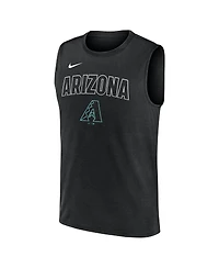 Nike Men's Black Arizona Diamondbacks Knockout Performance Muscle Tank Top