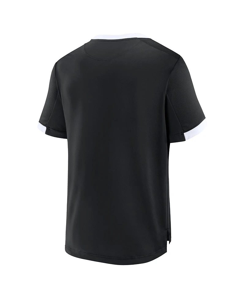 Fanatics Men's Black Columbus Crew Stoppage Time Striker T-Shirt