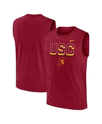 Nike Men's Cardinal Usc Trojans Primetime Tricode Legend Performance Tank Top