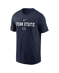 Nike Men's Navy Penn State Nittany Lions 2-Hit Stacked T-Shirt