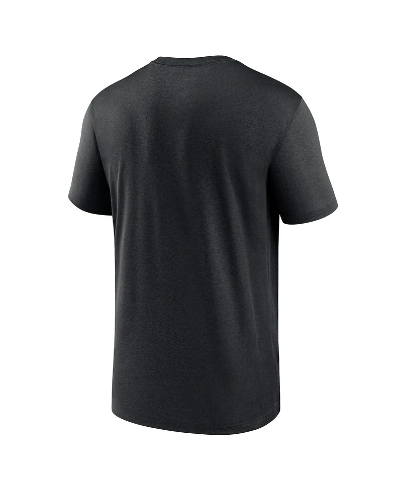 Nike Men's Black San Francisco 49ers Primetime Legend Wordmark Performance T-Shirt