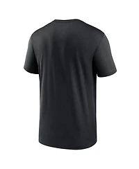 Nike Men's Black San Francisco 49ers Primetime Legend Wordmark Performance T-Shirt