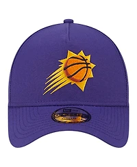 New Era Men's Purple Phoenix Suns A-Frame 9FORTY Adjustable Hat