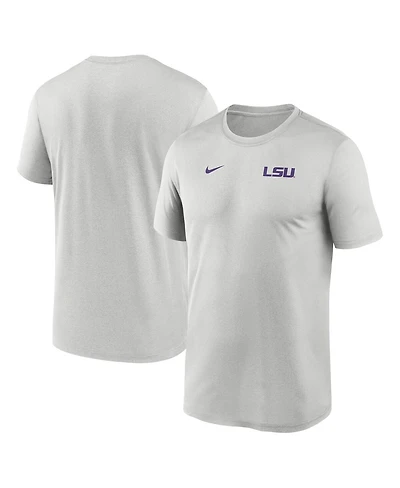 Nike Men's Gray Lsu Tigers 2025 Sideline Small Logo Legend Performance T-Shirt