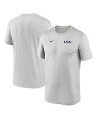 Nike Men's Gray Lsu Tigers 2025 Sideline Small Logo Legend Performance T-Shirt