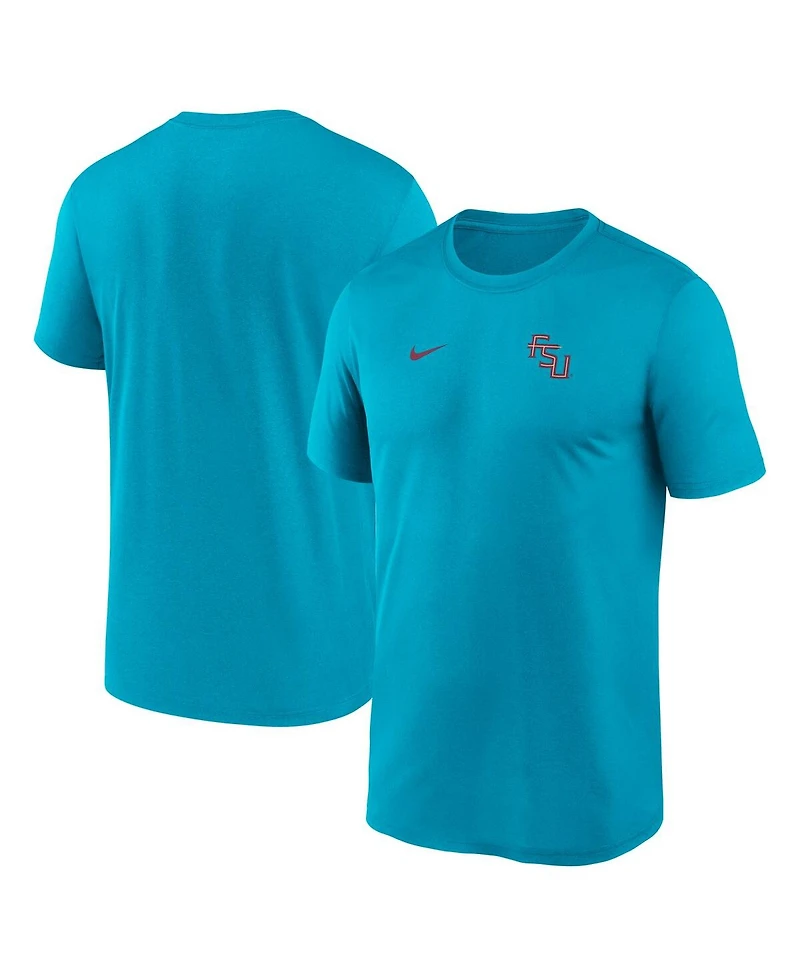 Nike Men's Turquoise Florida State Seminoles 2025 Sideline Small Logo Legend Performance T-Shirt