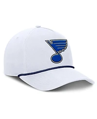Fanatics Men's White St. Louis Blues Rope A-Frame Adjustable Hat