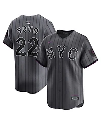Nike Men's Juan Soto Gray New York Mets City Connect Limited Jersey