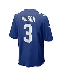 Nike Men's Russell Wilson Royal New York Giants Game Jersey