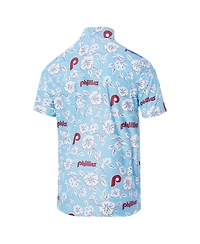 Reyn Spooner Men's Light Blue Philadelphia Phillies Cooperstown Collection Performance Polo Shirt
