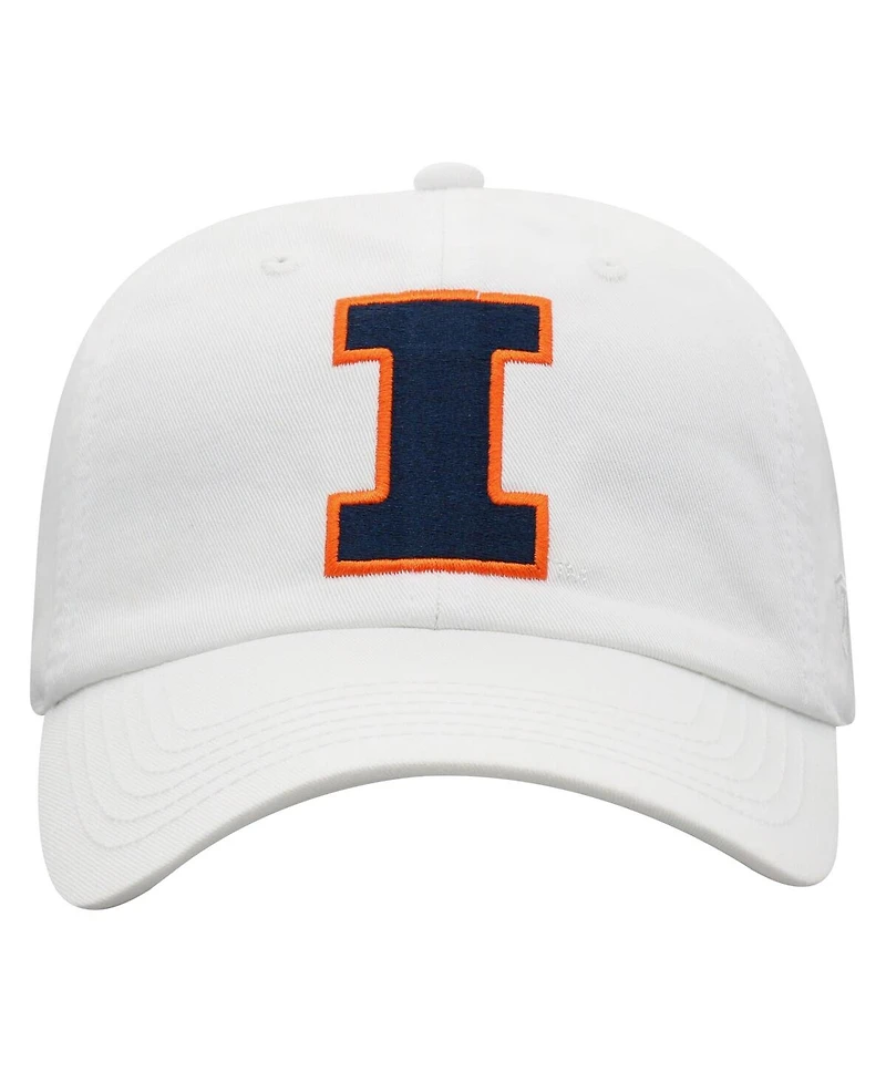 Top of the World Men's White Illinois Fighting Illini Champ Adjustable Hat