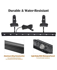 Instahibit Adjustable Led Light for Retractable Banner Stand Trade Show 4 Packs