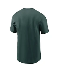Nike Men's Green Michigan State Spartans Campus Mascot T-Shirt