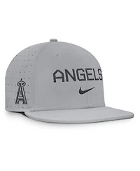 Nike Men's Gray Los Angeles Angels True Performance Fitted Hat