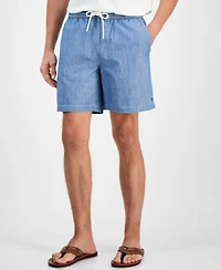 Tommy Hilfiger Men's Mercer Chambray 7" Shorts