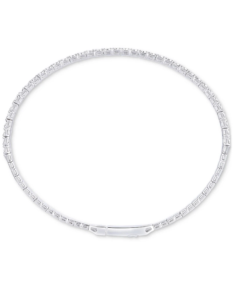 Diamond Illusion Tennis Bracelet (1/4 ct. t.w.) in Sterling Silver