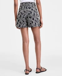 I.n.c. International Concepts Women's Embroidered Shorts, Exclusively at Macy's