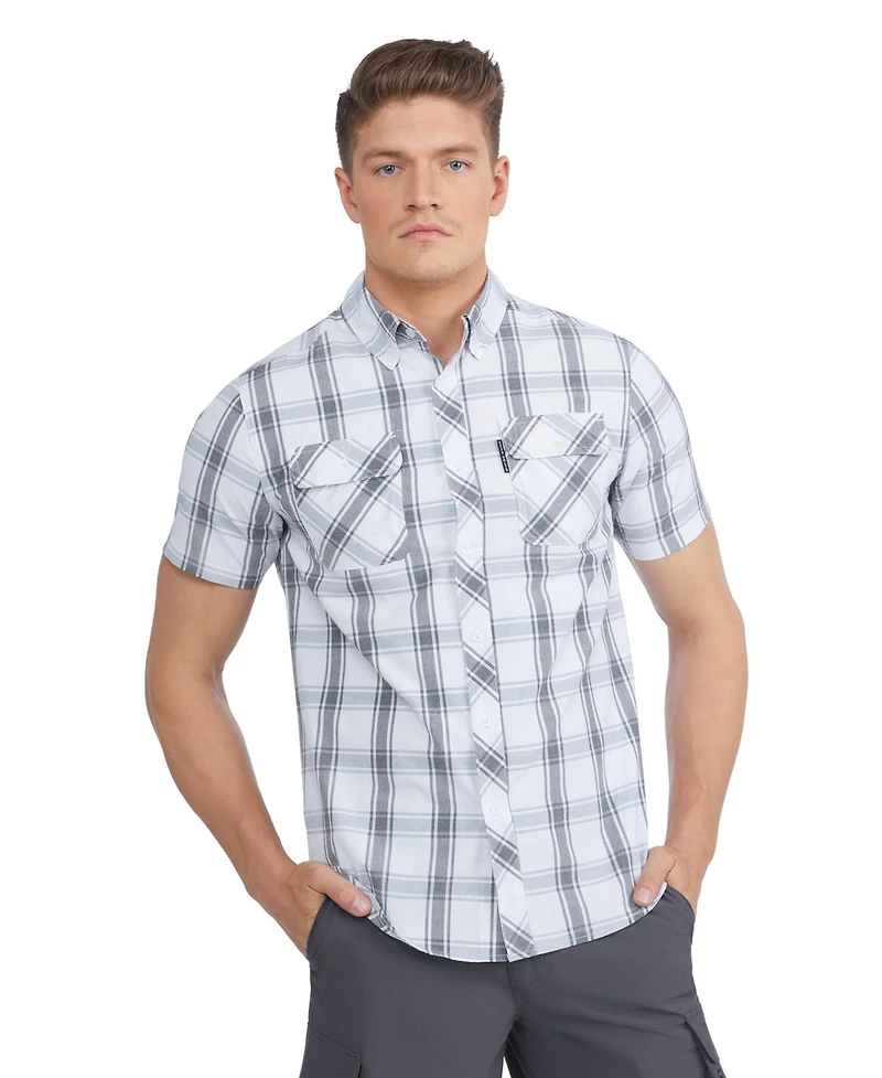 Ecko Unltd Men's Workwear Short Sleeve Woven Shirt
