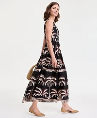 I.n.c. International Concepts Women's Printed Button-Up Maxi Dress, Exclusively at Macy's