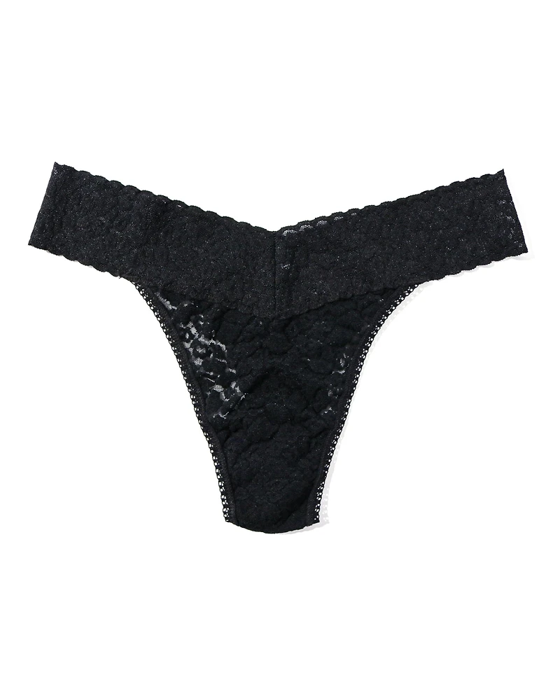 Hanky Panky Women's Leopard Lace Original Rise Thong Underwear 7I1101