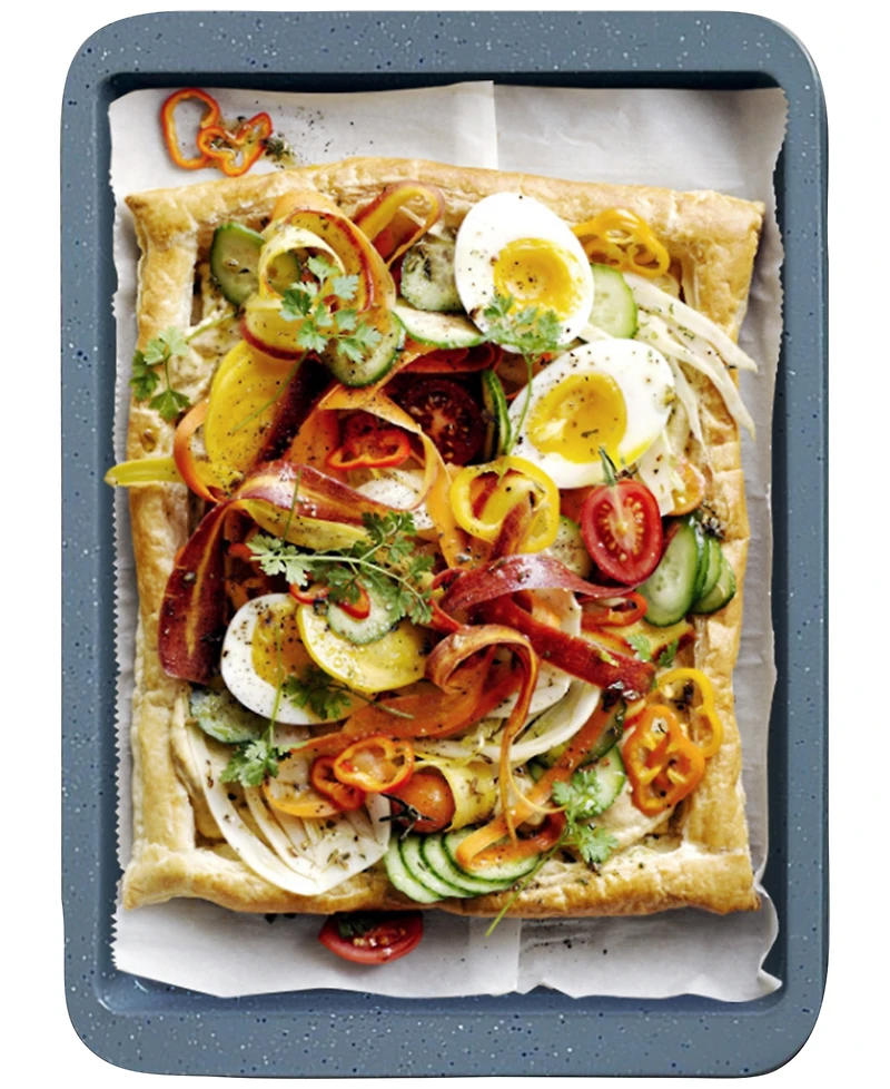 Art & Cook 3-Piece Ceramic Nonstick Cookie Sheet Set