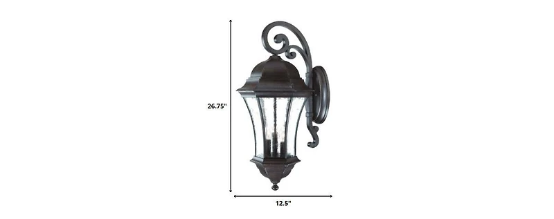Waverly 3-Light Coral Wall Light – Stylish Wall Pendant for Any Room