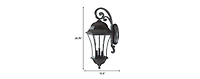 Waverly 3-Light Coral Wall Light – Stylish Wall Pendant for Any Room