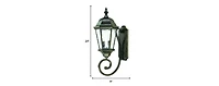 Two-Light Lantern Carousel Wall Light – Stylish Outdoor Wall Fixture