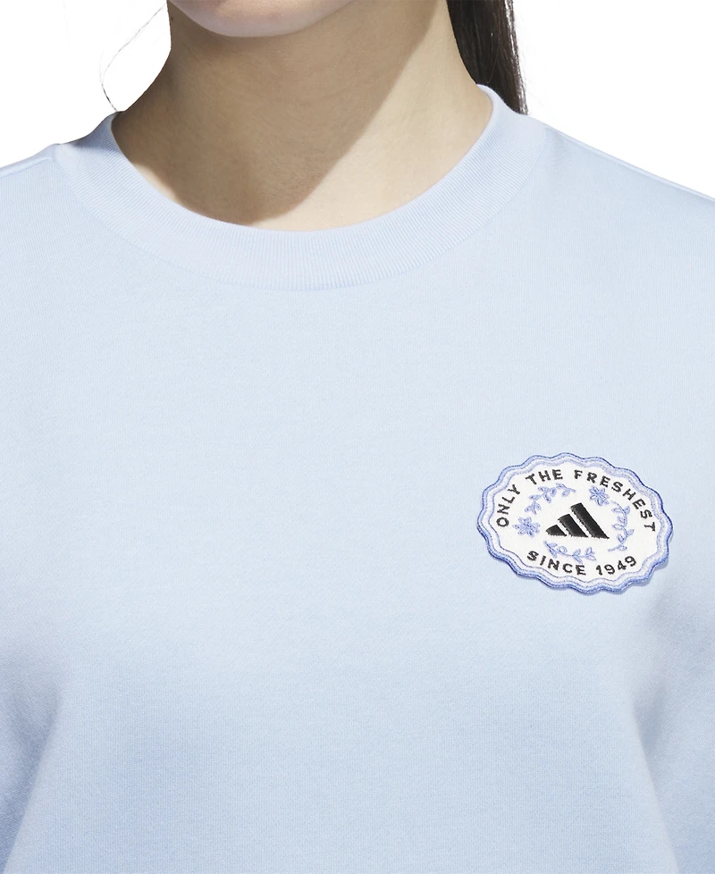 adidas Women's Farmers Market Graphic Relaxed Sweatshirt