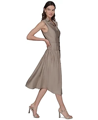 Karl Lagerfeld Paris Women's Sleeveless Tiered Dress
