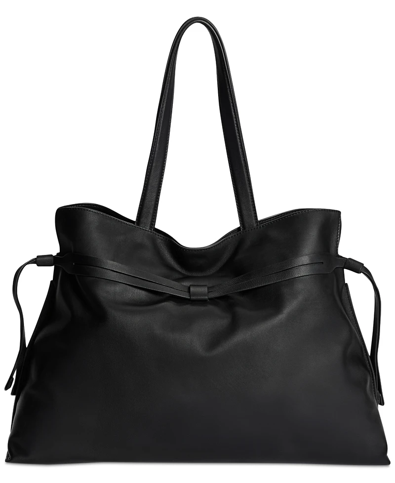 Sam Edelman Poppy Extra Large Leather Drawstring Tote