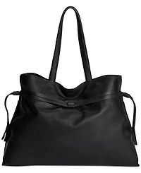 Sam Edelman Poppy Extra Large Leather Drawstring Tote